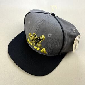 Vintage Iowa Hawkeyes Hat Cap Snapback Gray University College Adjustable NWT